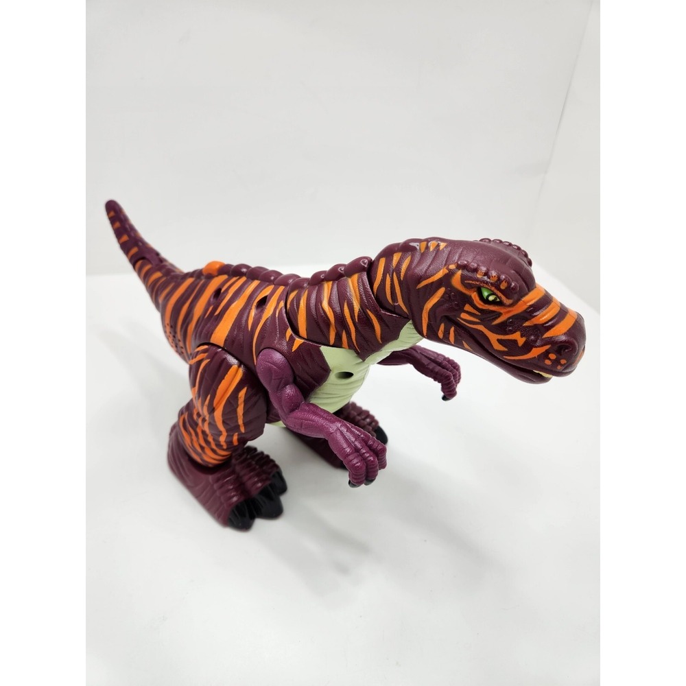 2006 Mattel Imaginext Raider Allosaurus Walking Roaring Dinosaur T Rex Working